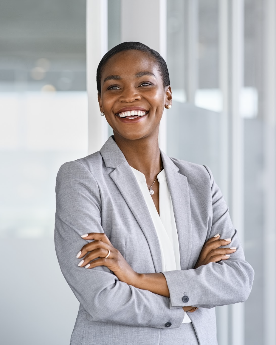 Professional woman smiling