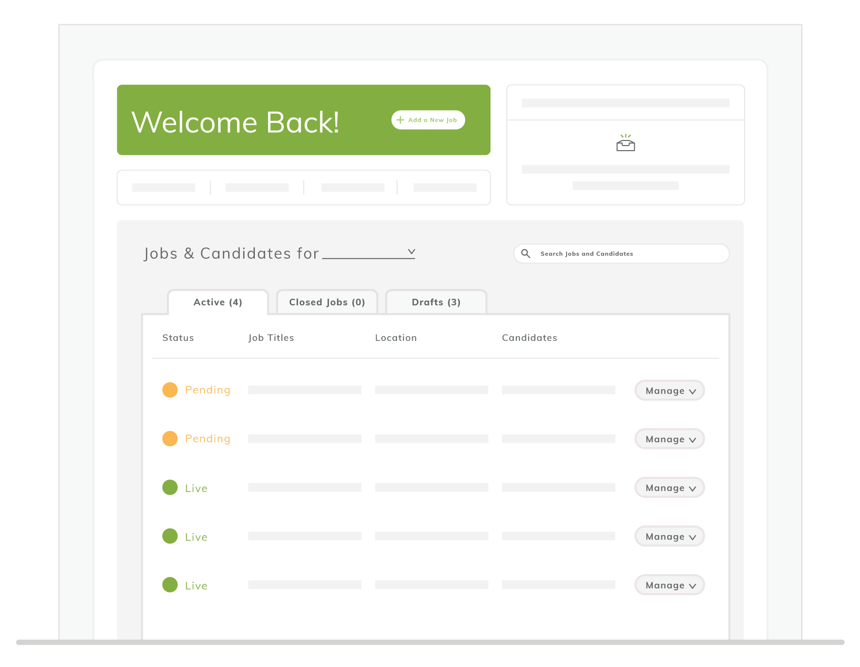 ATS dashboard