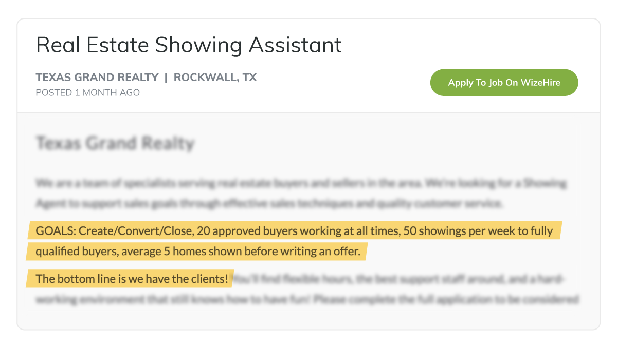 Texas Grand Realty hires a Real Estate Showing Assistant