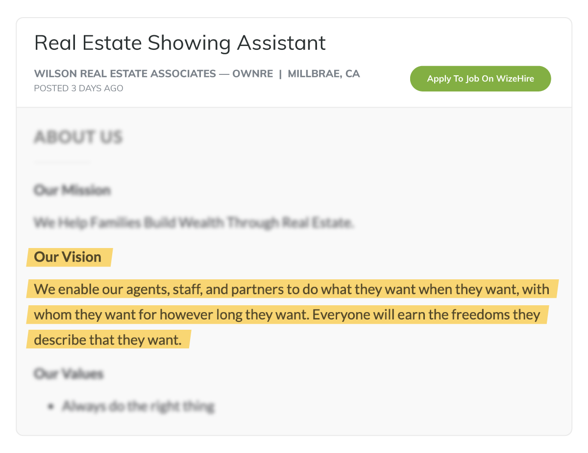 OWN RE hires a Real Estate Showing Assistant